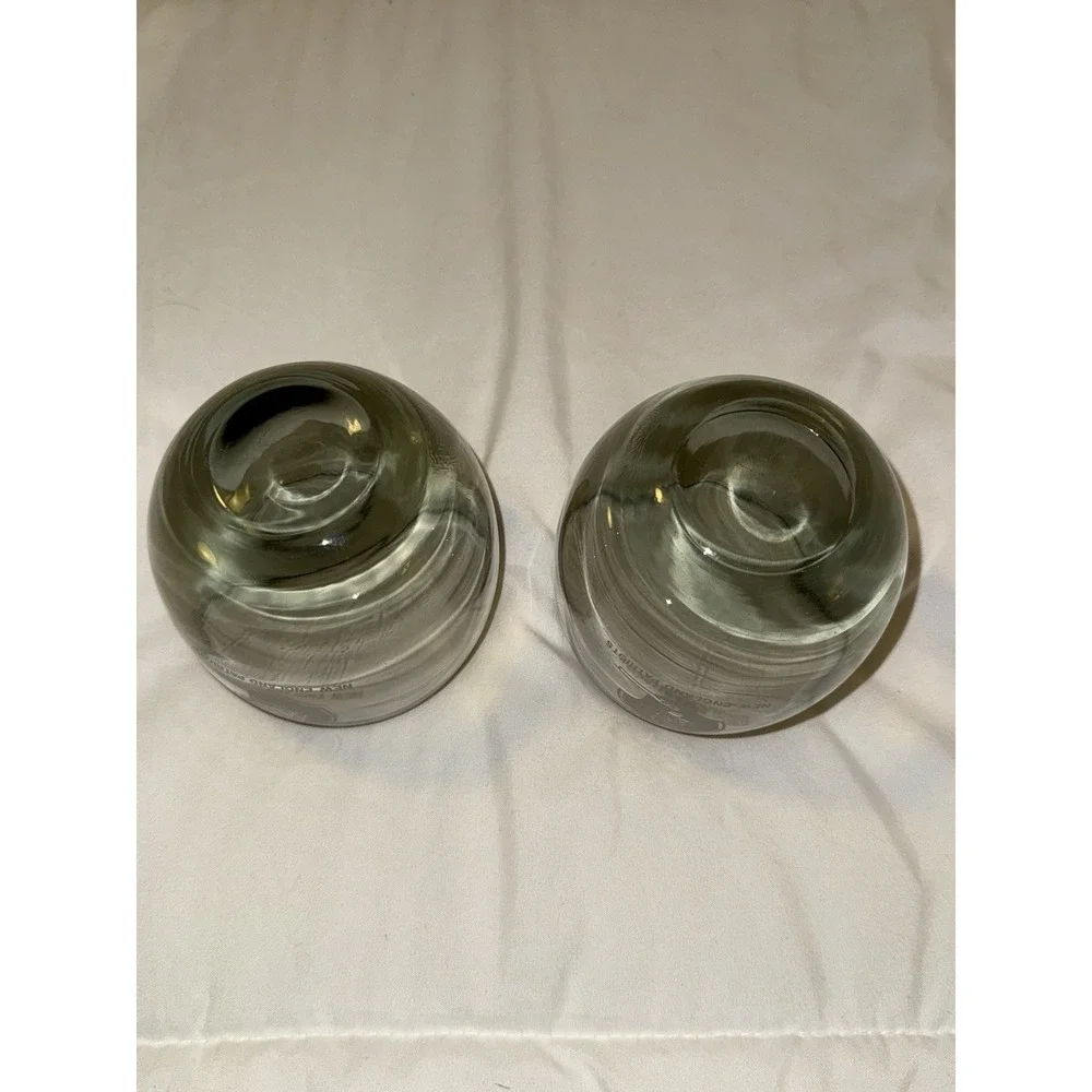 New England‎ Patriots NFL Whiskey Glasses - Set of 2 - 1970's Vintage